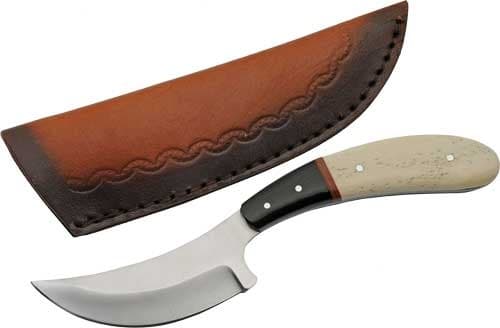 SZCO RITE EDGE 3.75" BONE BIRD WING SKINNER W/SHEATH