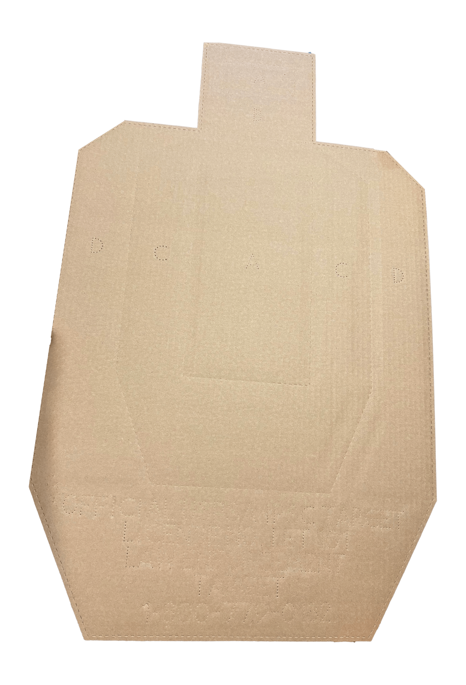 Action Target IPSC-CB IPSC/USPSA Targets  Hanging Cardboard 18" x 30" 100Ct