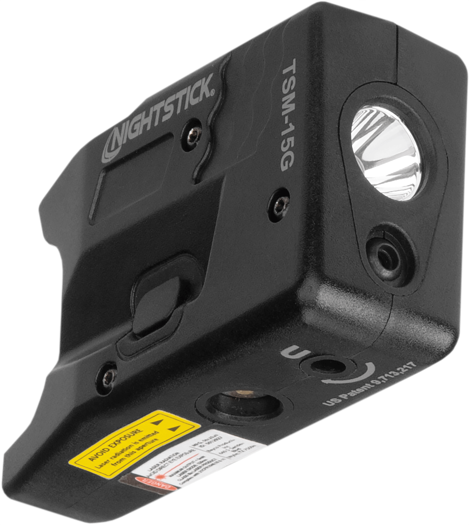 Nightstick TSM15G Light with Green laser for S&W M&P Shield/Shield Plus Black 150 Lumens White LED