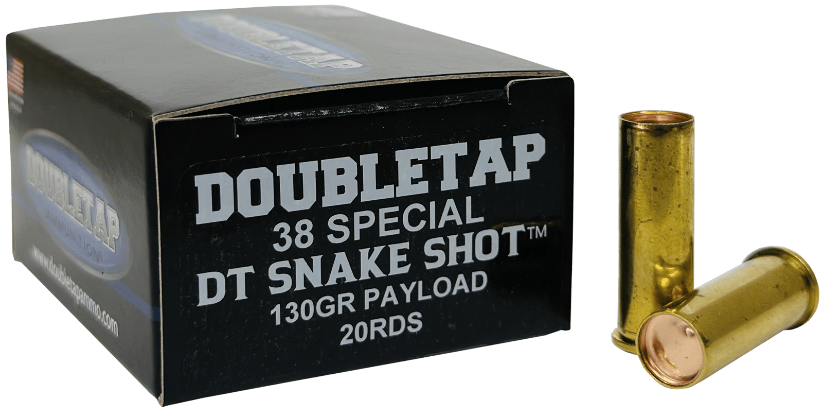 DoubleTap Ammunition 38SPSS2 Snake Shot  38Special 130gr 20 Per Box/50 Case