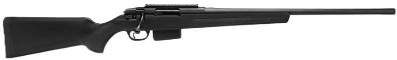 SAVAGE 334 350LEG 18" MATTE BLACK/BLACK SYN STOCK