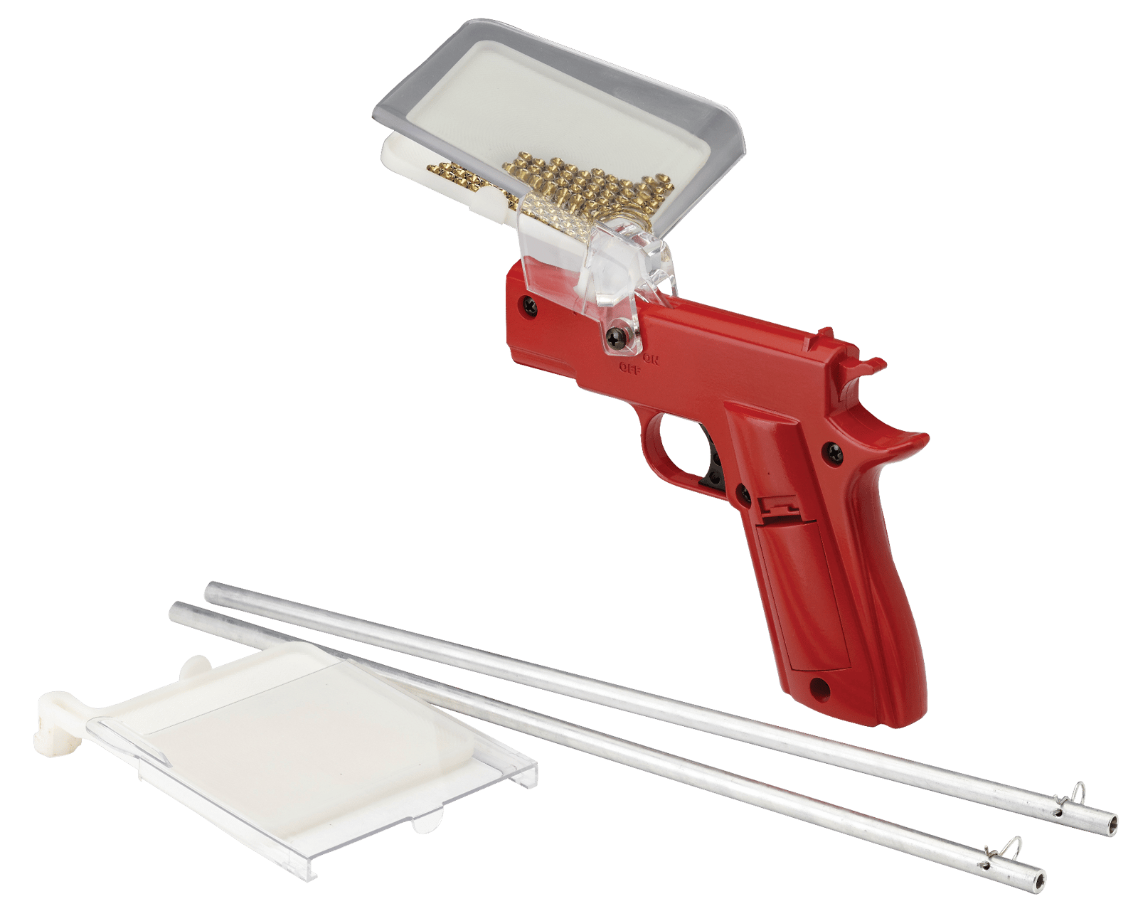 Hornady 050098 Lock-N-Load 1911 Auto Primer Tube Filler Red Multi Caliber Plastic