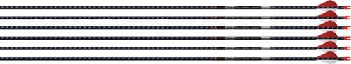 EASTON ARROW 5MM FMJ 300 6-PACK W/ 2" BLAZER VANES
