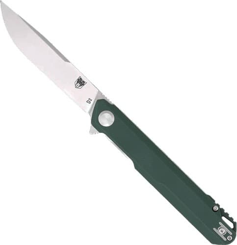 COBRATEC MONARCH 3.5" FOLDER GREEN D2 STEEL W/CLIP