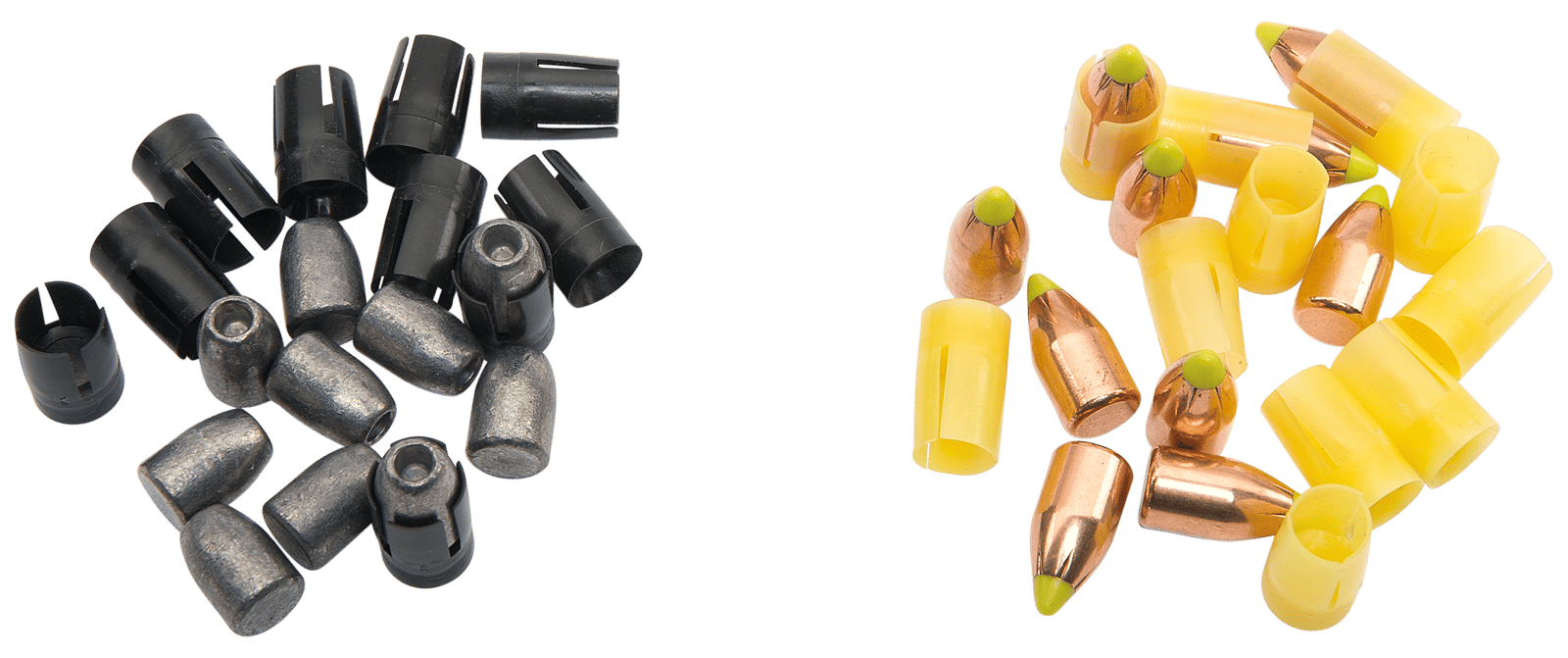 Traditions A1829 Sight-In Combo Pack Muzzleloader Bullets 15 Smackdown 50cal 250gr/ 15 Plinker 50cal 240gr