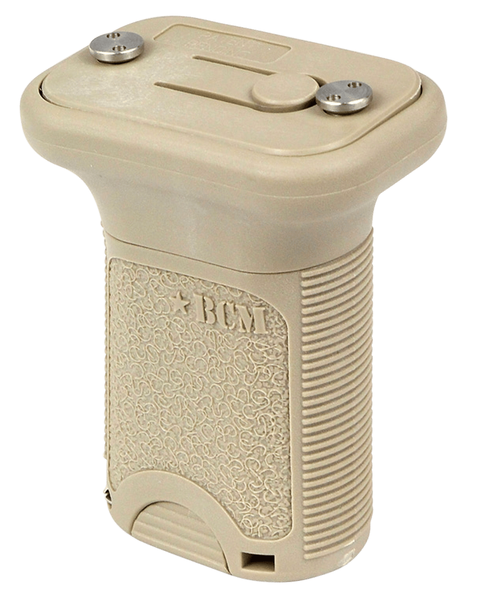 BCM VGSKMOD3FD BCMGunfighter Vertical Grip Mod 3 Made of Polymer With Flat Dark Earth Finish for KeyMod Rail