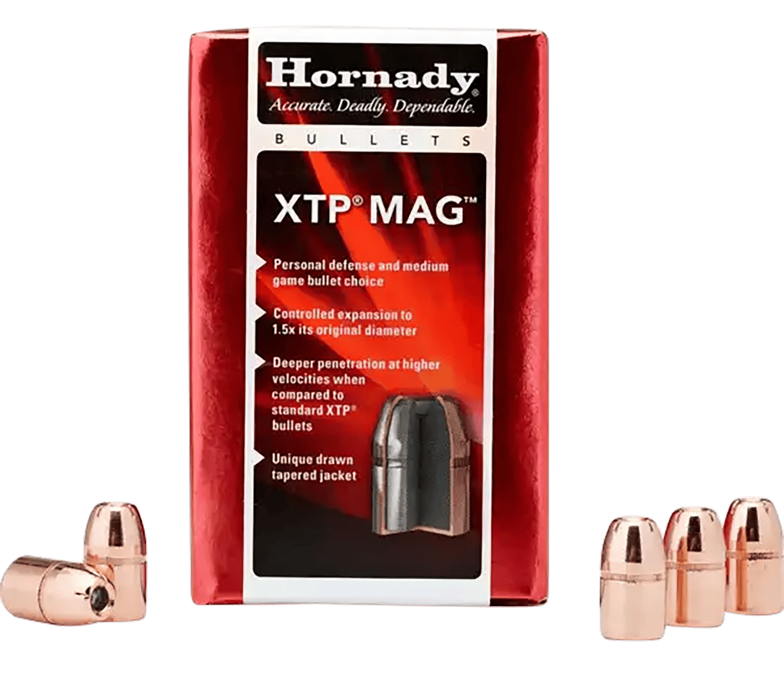 Hornady 45235 XTP Mag 45 Cal .452 300 gr Hollow Point 50 Per Box/ 15 Case