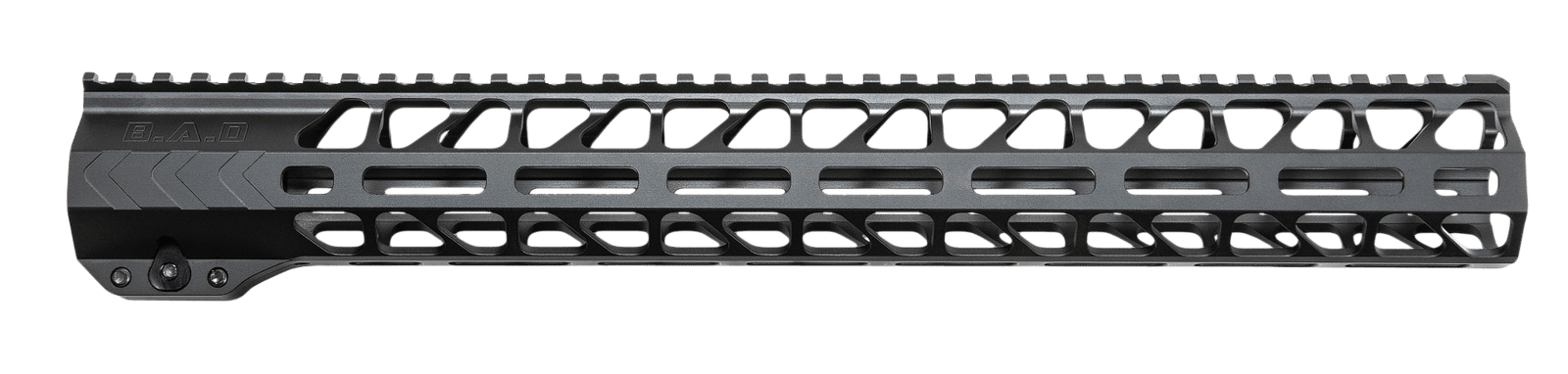 Battle Arms Development BADWH15MLOK Workhorse Handguard 15" M-LOK, Free-Floating Style Made of 6061-T6 Aluminum with Black Anodized Finish for AR-15