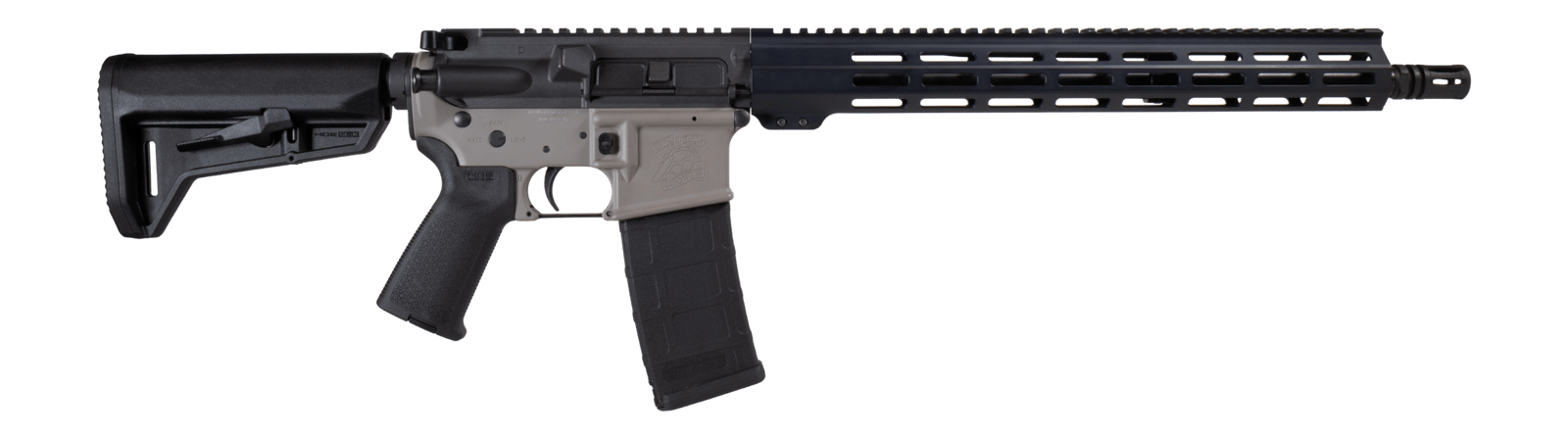 Shark Coast Tactical 300-039-1000-00 Maxim  5.56 NATO 30+1 16" Black Nitride Threaded Barrel, Aluminum Receiver w/Picatinny Rail, M-LOK Handguard, Magpul Collapsible Black Polymer Stock, Magpul MOE Gr