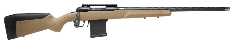 Savage Arms 57941 110 Carbon Tactical 308 Win 10+1 22" Carbon Fiber Wrapped Barrel, Matte Black Metal, Flat Dark Earth Fixed AccuStock with AccuFit
