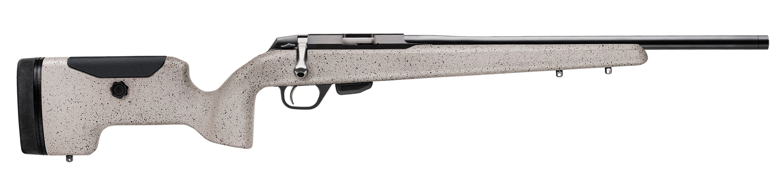 Tikka JRT1XU309SB T1X UPR 17 HMR 10+1 16" Black Threaded Barrel, Black Drilled & Tapped Steel Receiver, Desert Sand Textured Fixed Carbon Fiber/Fiberglass Stock, Right Hand