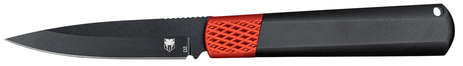 CobraTec Knives CTGHRBRB Gideon Hidden Release 3" OTF Plain Black D2 Steel Blade, 4.25" Black/Red Aluminum Handle