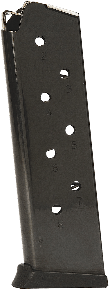 Magnum Research MAG1911458 1911  Black Detachable 8rd 45 ACP for Magnum Research 1911 C/GR/G