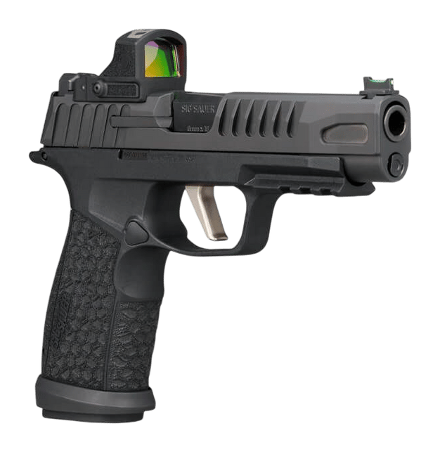Sig Sauer 365XF9BFORS10 P365 Fuse w/Optic Compact 9mm Luger 10+1 4.30" Black Nitron Stainless Steel Slide w/Sig ROMEO-RS Optic, Black DLC Stainless Steel Frame w/Picatinny Rail, Interchangeable Backst