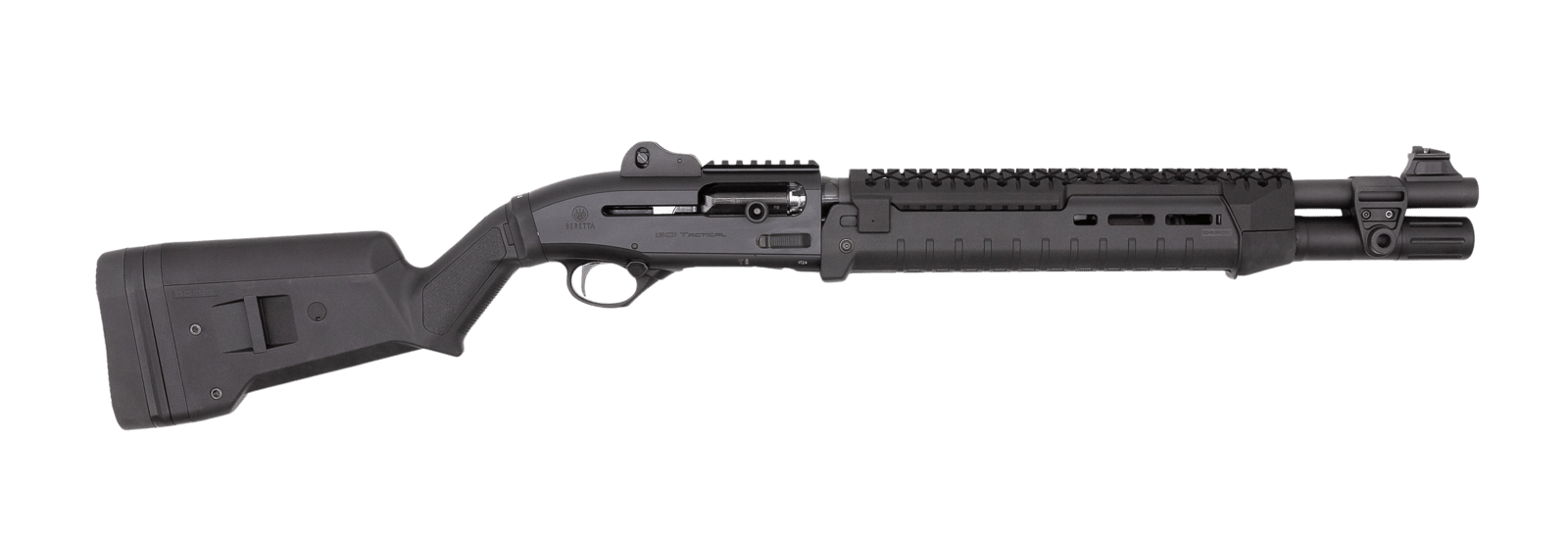 Langdon Tactical Tech LTT1301HZMBLK Beretta 1301  3" 7+1 18.50" Black Oxide Heat Shield Barrel, Black Anodized Aluminum Receiver, Black Magpul Synthetic Stock, Modified Magpul Zhukov Forend