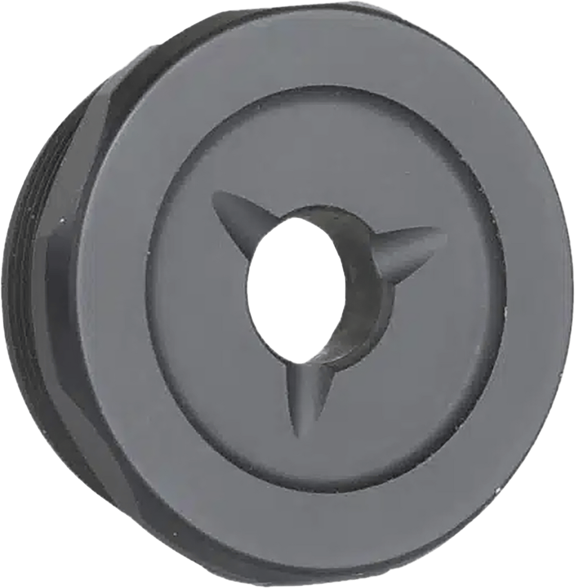 Jk Armament JK155LTEC30 LT Flash Reducer End Cap 30Cal Fits Aluminum Hard Anodized Black