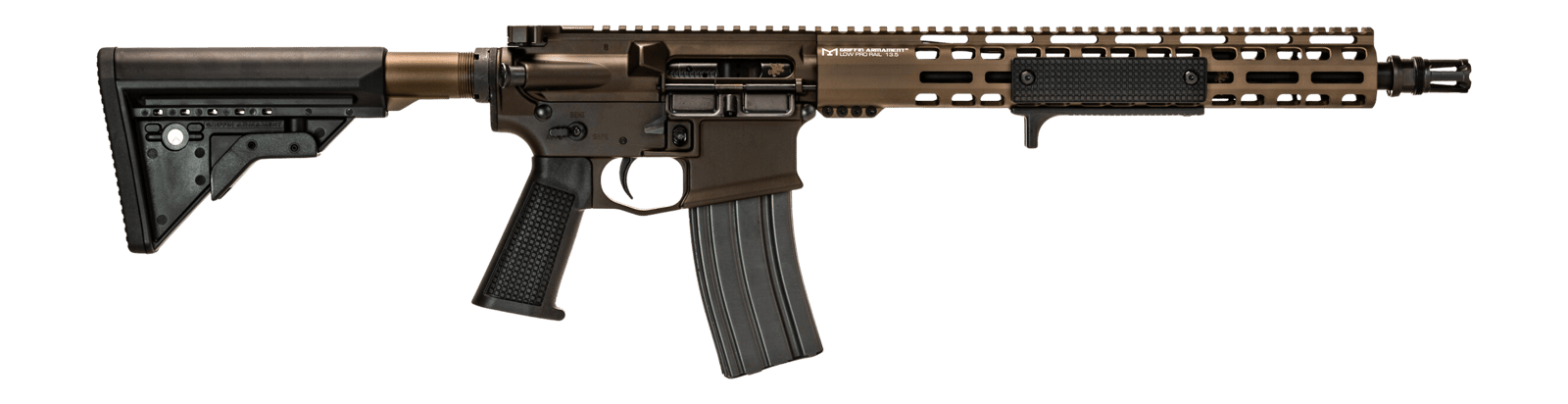 Griffin Armament MK2PATROLFDE-W MK2 Patrol 223 Wylde 30+1 14.50" Black Anodized Barrel, Tetra Brown Anodized Aluminum Receiver w/Picatinny Rail, M-LOK Handguard, Griffin Extreme Condition Black Polyme