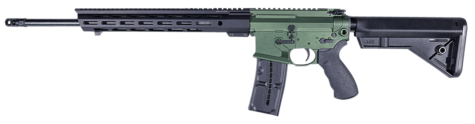 Franklin Armory 0010063ODG F17 L 17 WSM 10+1 20" Black Precision Barrel, OD Green Aluminum w/M-LOK & Picatinny Rail Receiver, Black Bravo C Stock