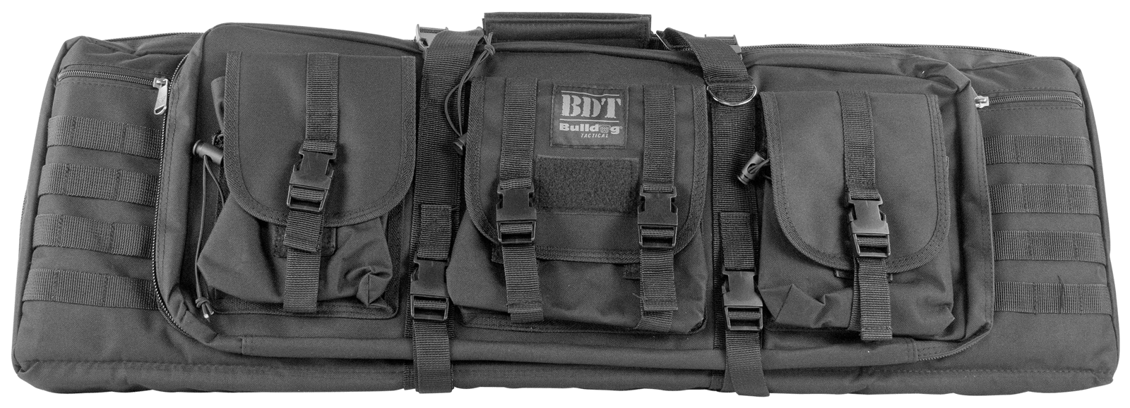 Bulldog BDT6037B BDT Tactical Double Black Nylon 2 Rifles