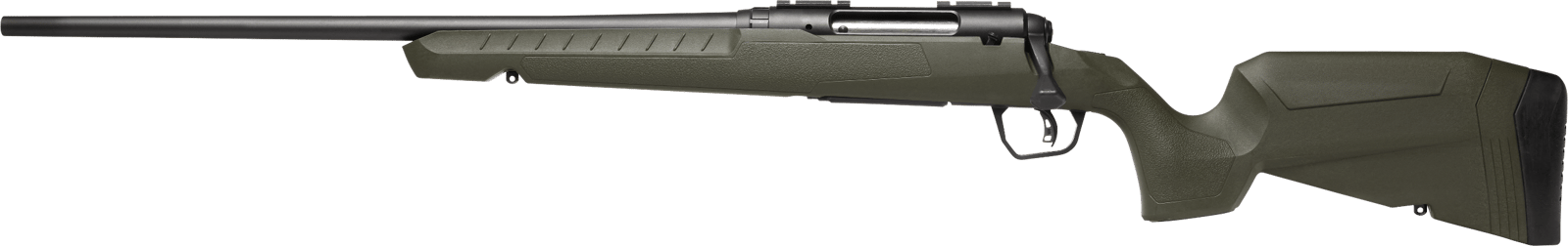 Savage Arms 32077 Axis 2  350 Legend 4+1 18" Matte Black Sporter Barrel, Matte Black Drilled & Tapped Steel Receiver, Fixed Green Synthetic Stock, Left Hand