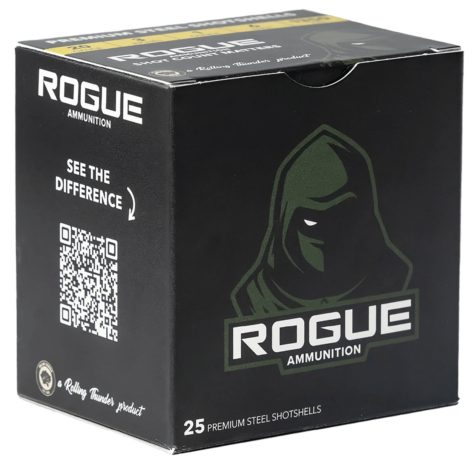Rogue Ammunition RA-20-1-6S   20Gauge 3" 1oz 6Shot 25 Per Box/10 Case