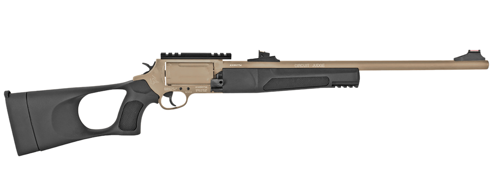 Rossi SCJT4510D Circuit Judge  45 Colt (LC) Caliber with 5rd Capacity, 18.50" Barrel, Sand Cerakote Metal Finish & Black Synthetic Stock Right Hand (Full Size)