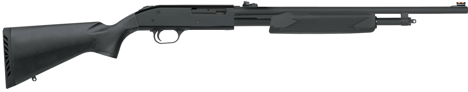 Mossberg 50165 500 Bantam Slugster 410 Gauge Pump 3" 5+1 20" Matte Blued Steel Barrel, Matte Blued Steel Receiver, Fixed Synthetic Stock, Cylinder Bore Choke