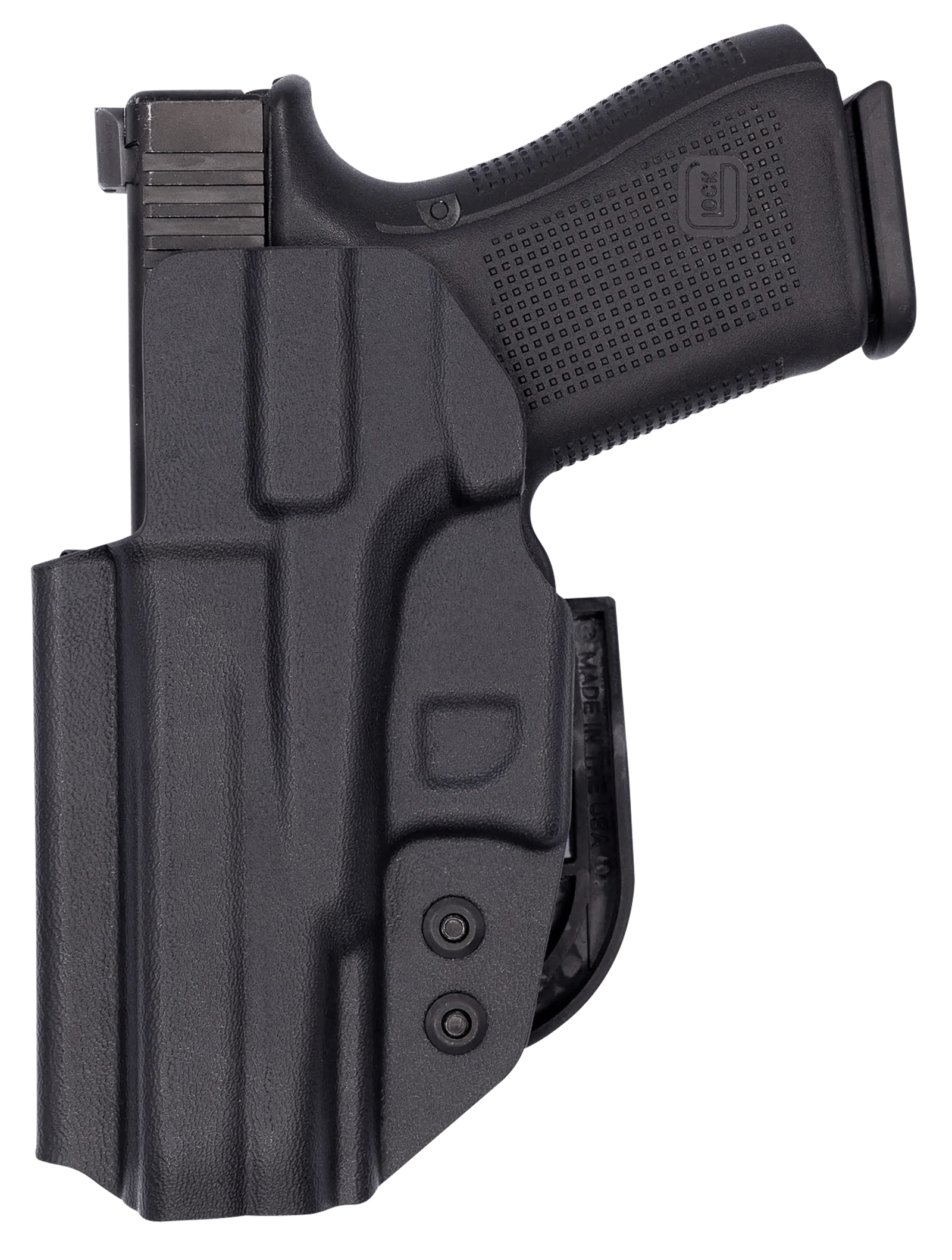 C&G Holsters 0008100 Covert  IWB Black Kydex Belt Clip Fits Glock 19/23