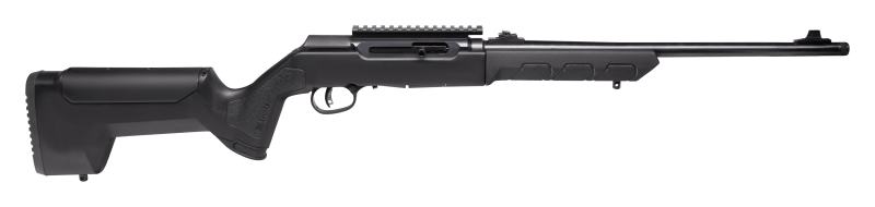 Savage Arms 47260 A22 Takedown Full Size 22 LR 10+1 18" High Luster Button Rifled Barrel, High Luster Drilled & Tapped Carbon Steel Receiver, Black Takedown Synthetic Stock, Right Hand