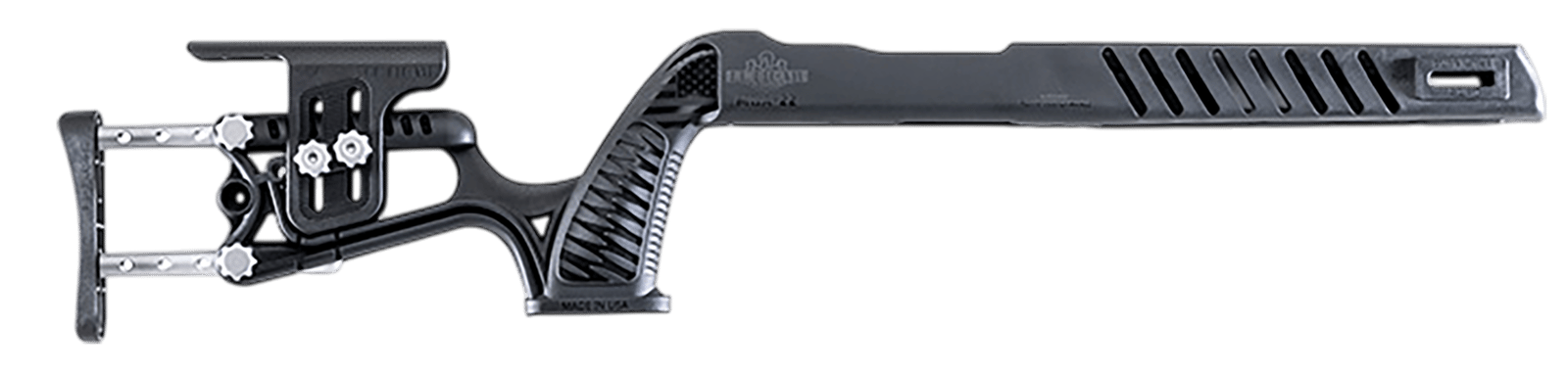 Luth-ar MCA-22 MCA-22 Black Glass Reinforced Nylon Fits Ruger 10/22 Ambidextrous