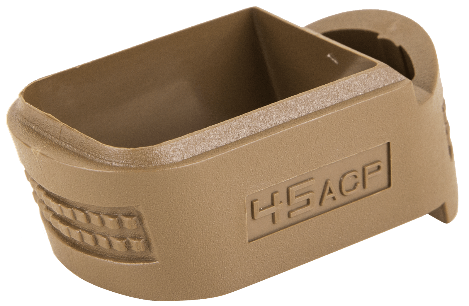 Springfield Armory XD5007 Mag Sleeve  made of Polymer with Flat Dark Earth Finish & 1 Piece Design for 45 ACP Springfield XD Magazine