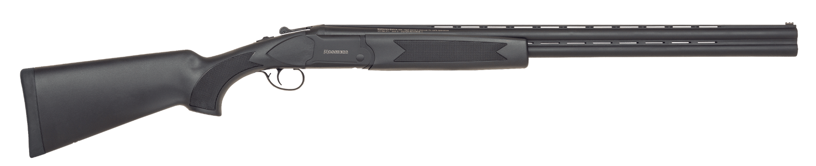 Mossberg 75470 Silver Reserve Eventide Full Size 12 Gauge Break Open 3" 2rd 28" Matte Blued Over/Under Vent Rib Barrel, Matte Blue w/Logo Steel Receiver, Black Synthetic Stock