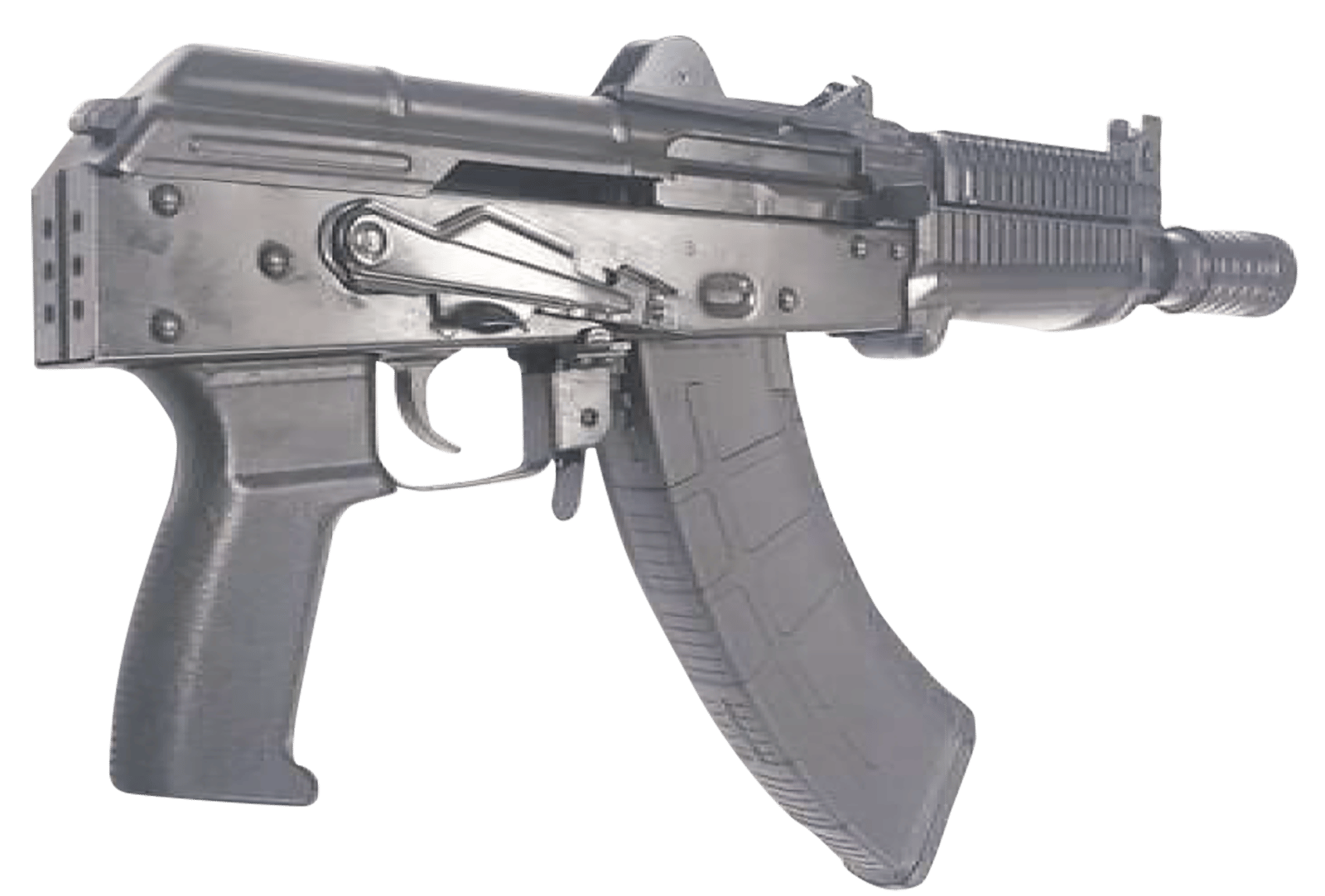 Riley Defense Inc RAK102KRINKPSTL Krink  7.62x39mm 30+1 8.50" Black Nitride Threaded Barrel, Black Oxide Frame, Black Polymer Grip
