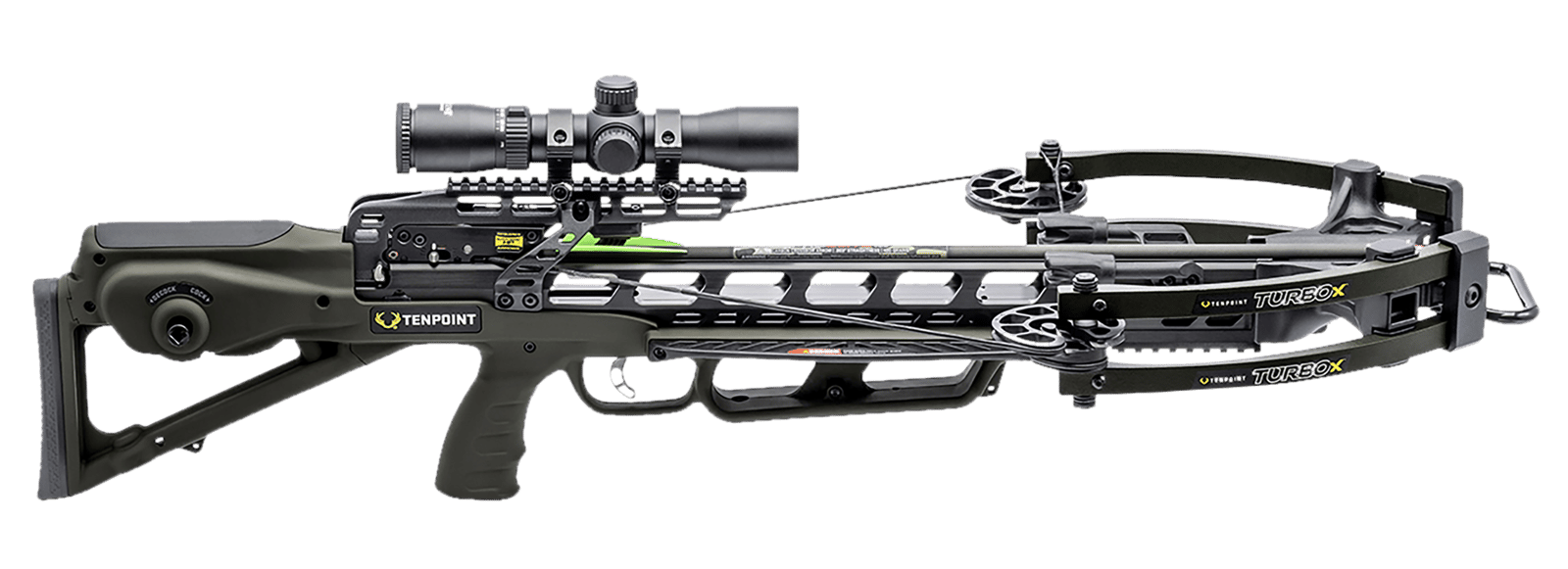 Tenpoint CB250201549 Turbox  Moss Green Draw Weight 230 33.25" Long