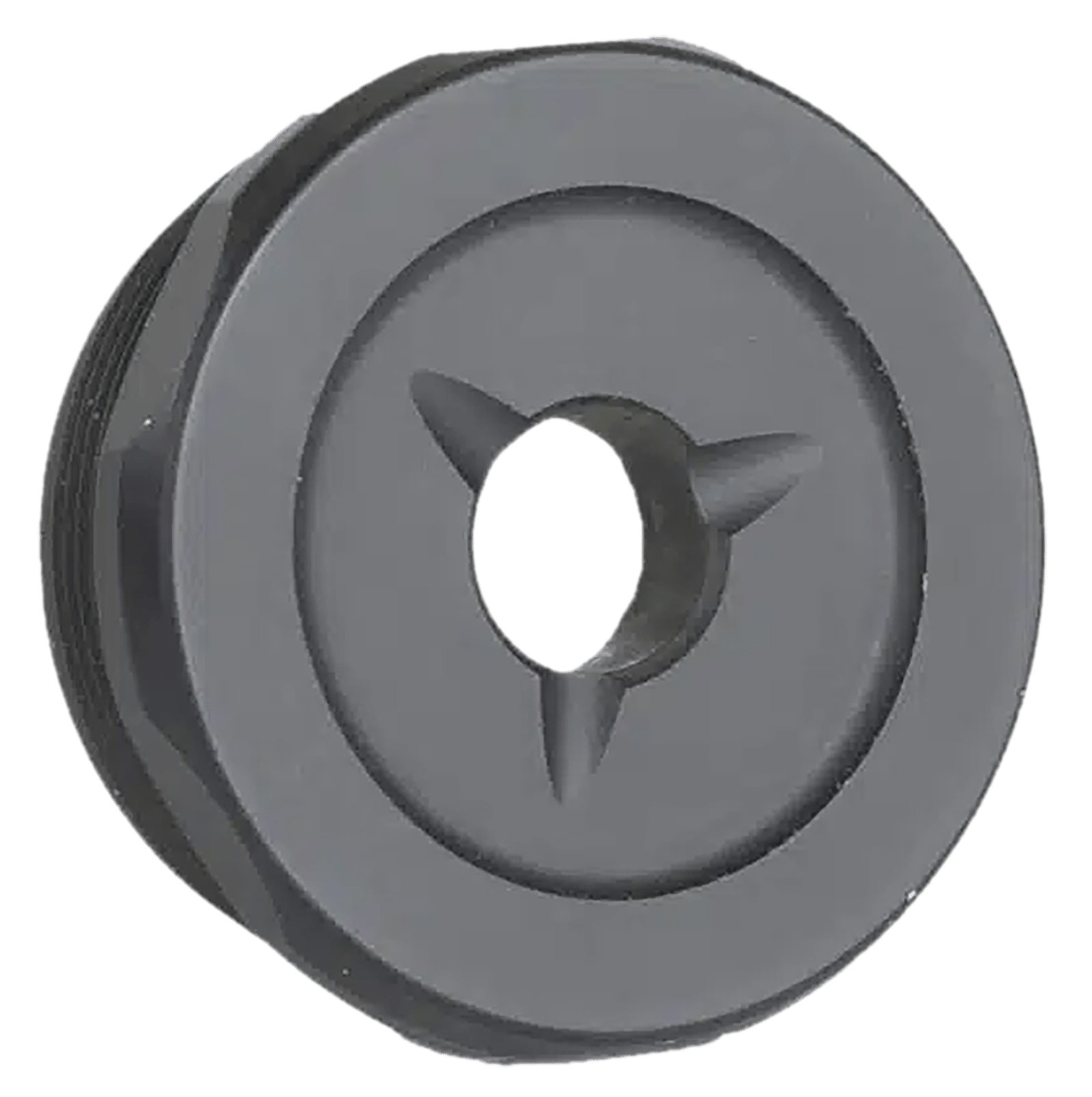 Jk Armament JK155PROEC30 Pro Flash Reducer End Cap 30Cal 1.375"x24 Ti6AL4V Titanium Black