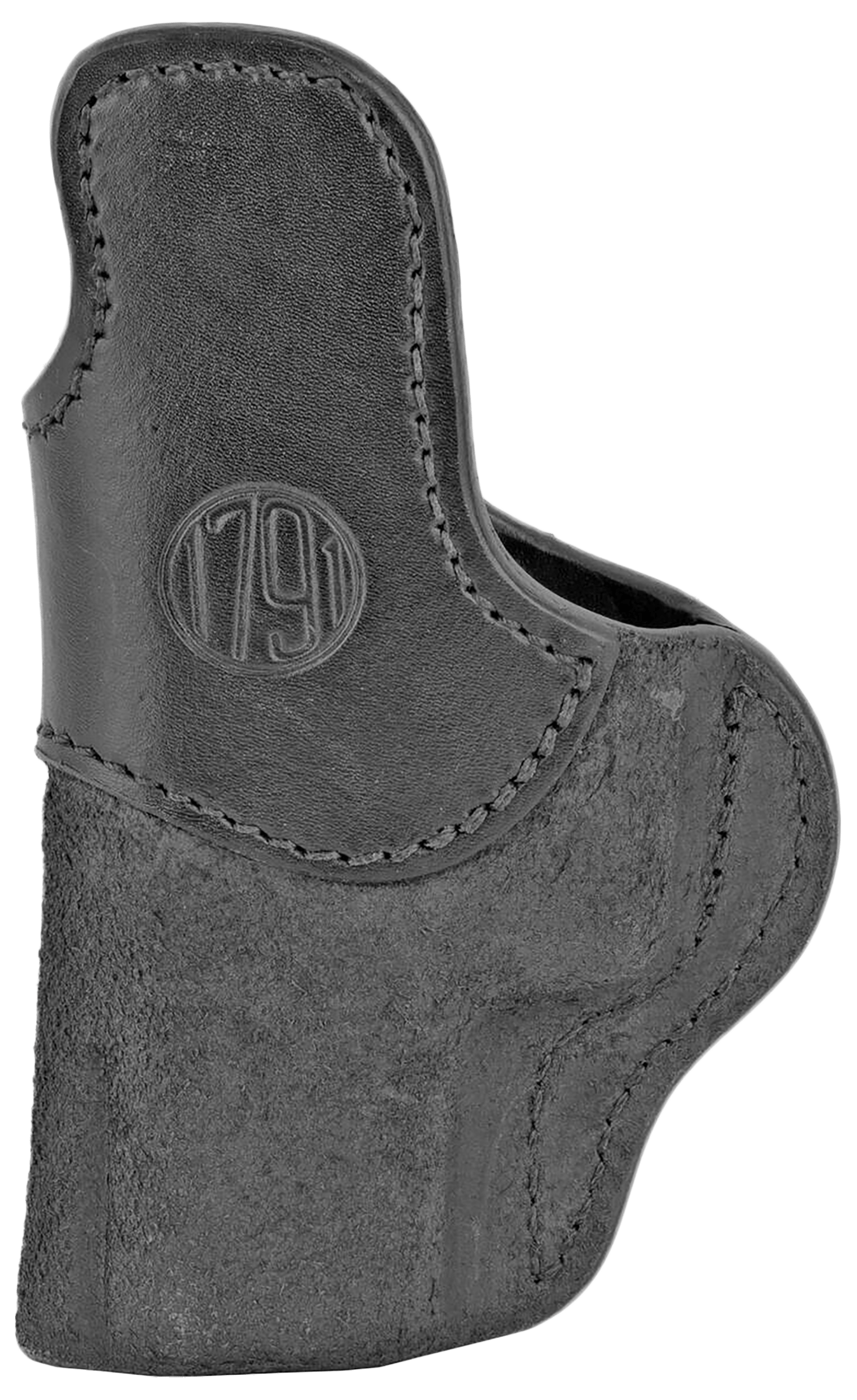 1791 Gunleather RCH4BLKR RCH  IWB Size 04 Black Leather Belt Clip Compatible w/Glock 17/S&W M&P Shield/Springfield XD Right Hand