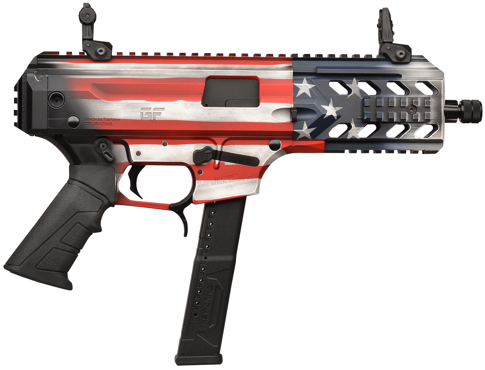 Gforce Arms BLADE6USA Blade6  9x19 33+1 6"
