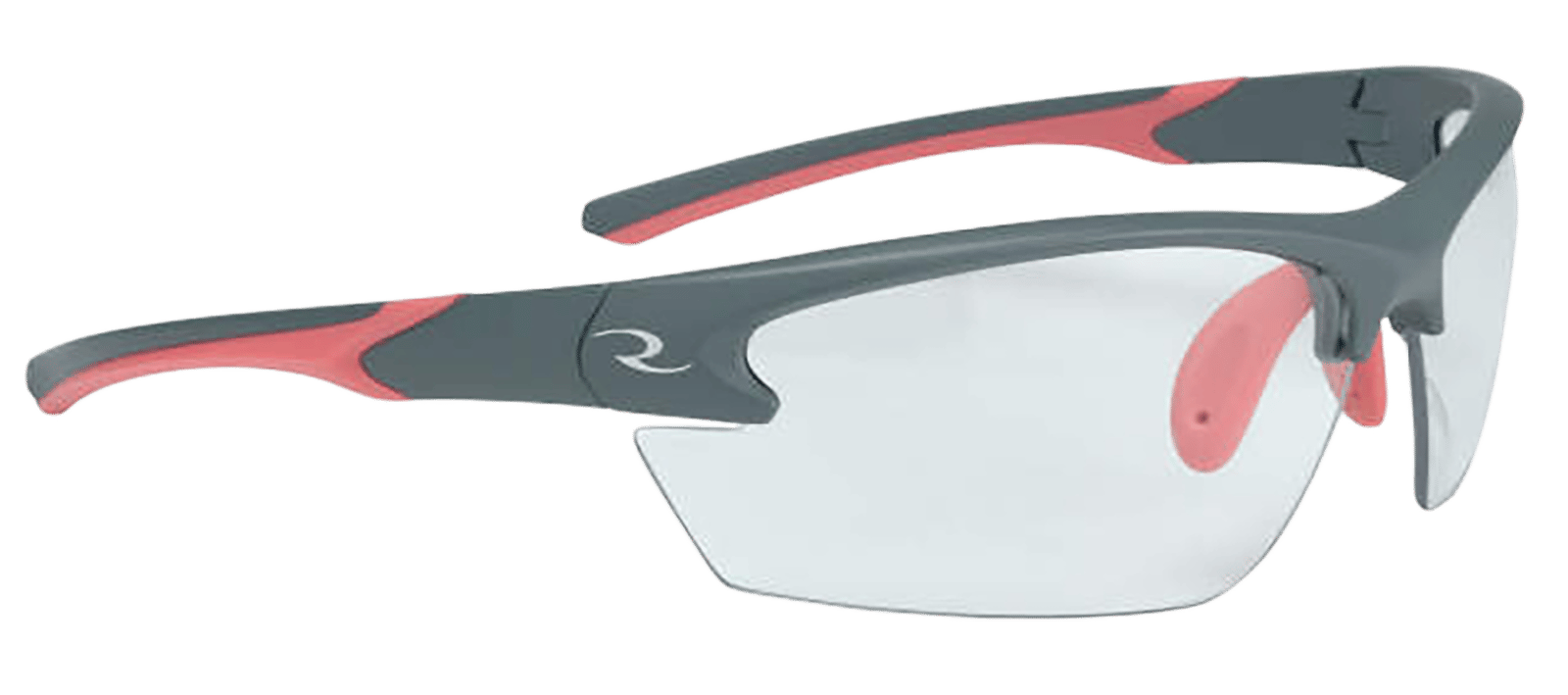 Radians WS6810CS Ladies Range Eyewear Women Clear Lens Gray with Coral Accents Frame