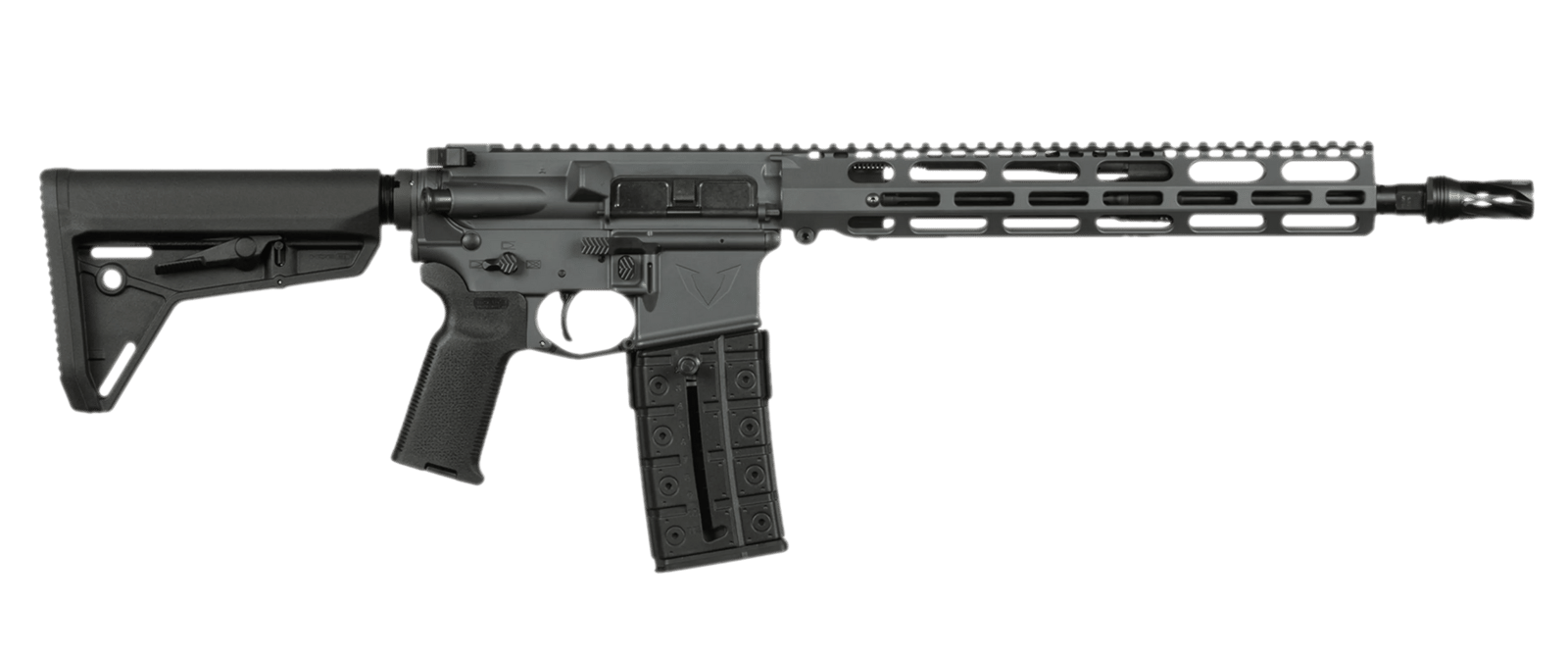 Vktr Industries V31100916622CA VK-1PW 5.56 NATO 10+1 13.70" Black Threaded Barrel, Sniper Gray Cerakote Aluminum Receiver w/Picatinny Rail, M-LOK Handguard, Black Magpul MOE SL Polymer Stock, Magpul K