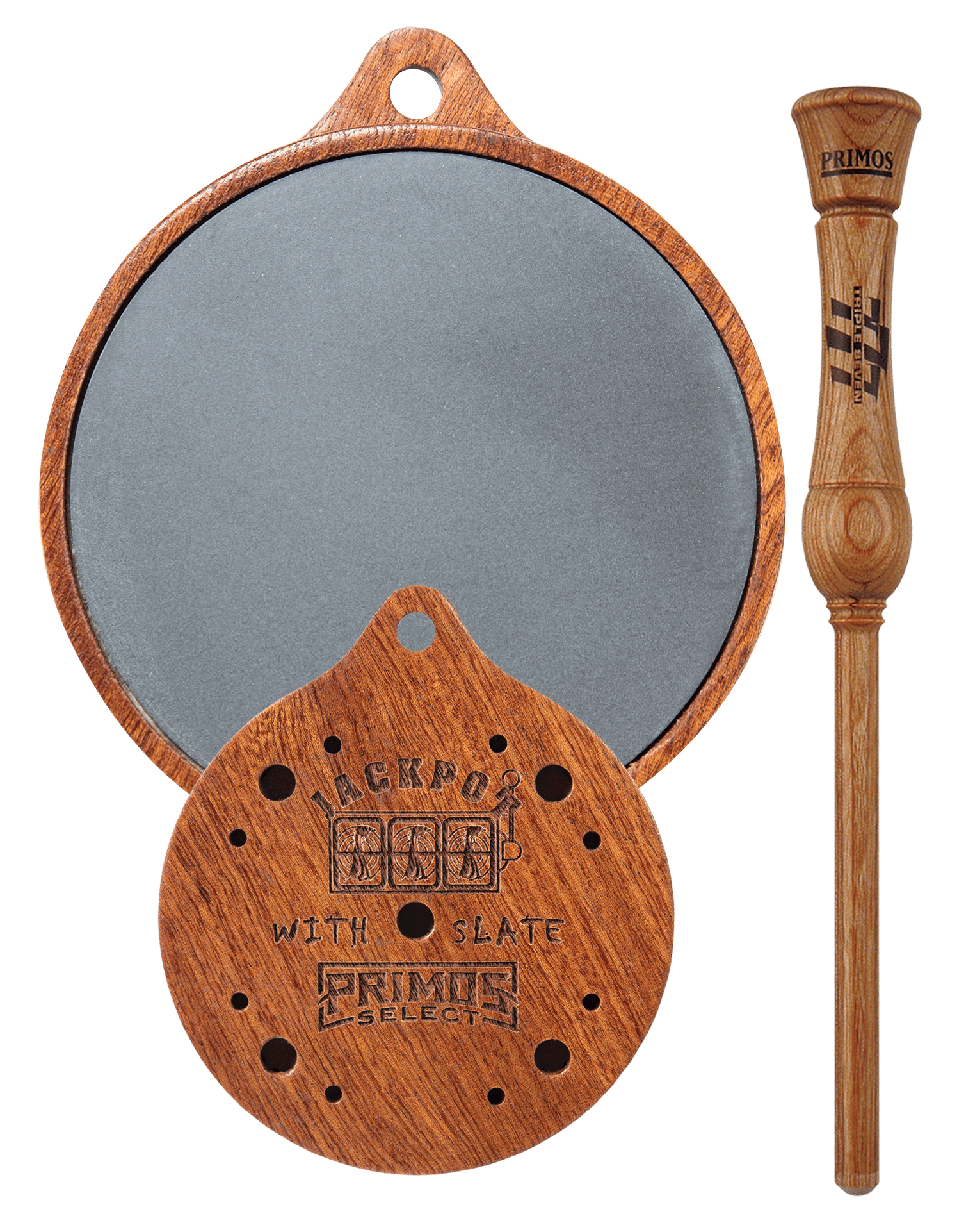 Primos 216 Jackpot  Striker Call Turkey Sounds Gray/Natural Hardwood
