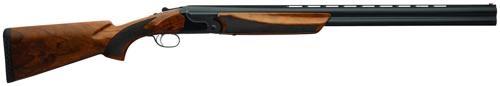 Charles Daly 930395 202E  20 Gauge Break Open 3" 2rd 26" Black Over/Under Vent Rib Barrel, Black Engraved Steel Receiver, Fixed w/Pistol Grip Walnut Stock