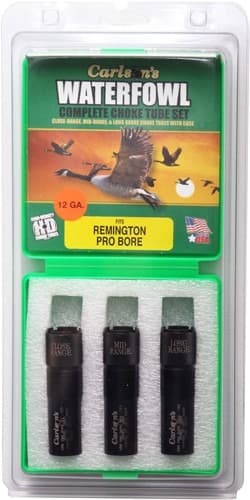CARLSONS CHOKE TUBE WATERFOWL 3PK 12GA C/M/L RANGE REM PRO!!
