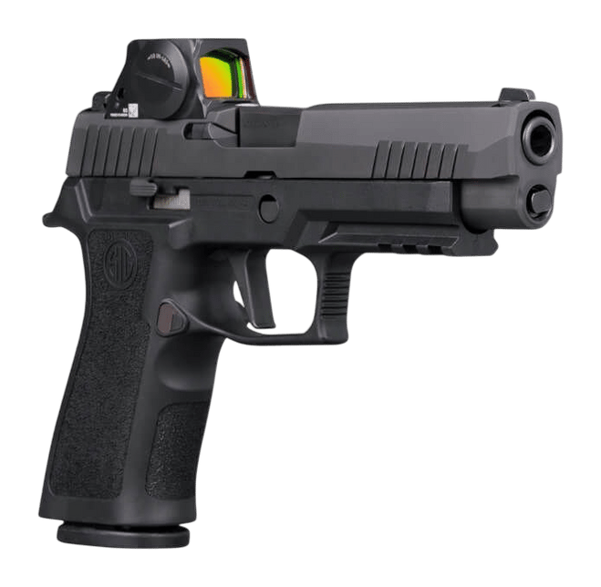 Sig Sauer 320XF9BXR3RXSL P320 XFull w/Optic Full Size 9mm Luger 17+1 4.70" Black Nitron Stainless Steel Slide w/Sig ROMEO-X SIG-LOC Pro, Black Stainless Steel Frame w/Picatinny Rail, Black XCarry Medi