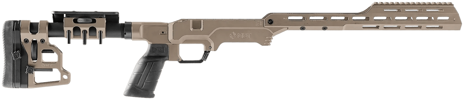 Mdt Sporting Goods Inc 114913FDE The Tactical LSS Gen3 Flat Dark Earth Fits Savage Long Action