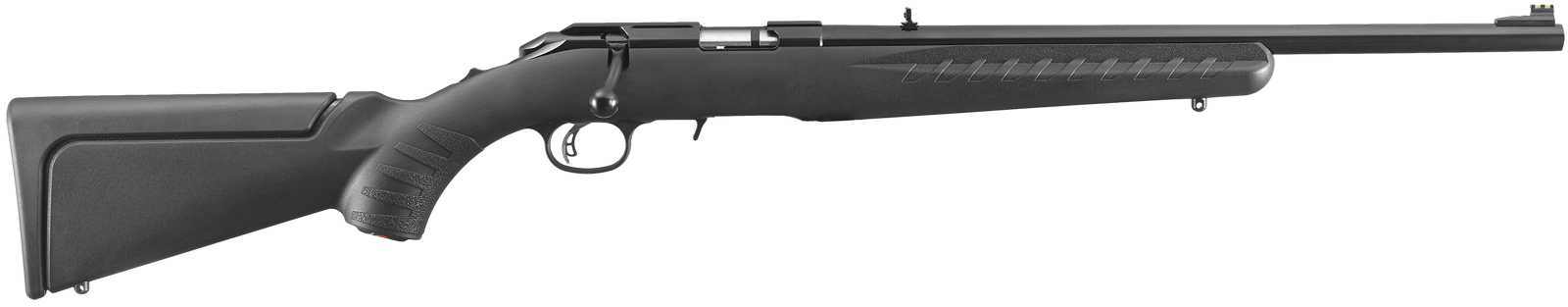 Ruger 8303 American Rimfire Compact 22 LR 10+1 18" Satin Blued Satin Blued Steel Barrel & Alloy Steel Receiver w/Integral Scope Mount, Black Fixed Synthetic Stock, Right Hand
