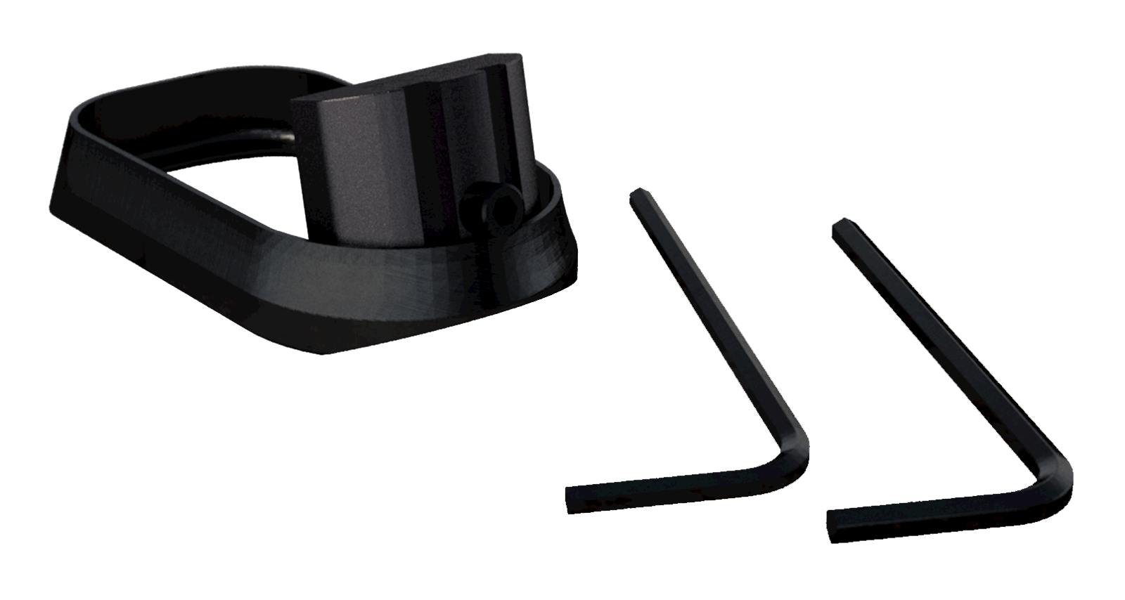 Rival Arms RA70G211A Two Piece Magwell  made of Aluminum with Anodized Black Finish for Glock 19 Gen4
