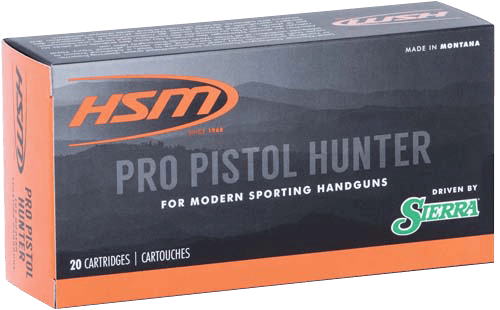 HSM 500SW9N Pro Pistol  500 S&W Mag 400 gr Jacketed Soft Point 20 Per Box/ 25 Case