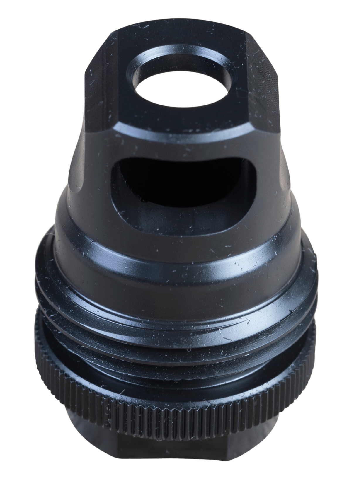 SilencerCo AC2627 ASR Muzzle Brake Black Steel 5/8"-24 Threads, 30 Cal