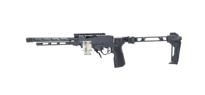 Tandem Kross FA41N0602BBB1 ADX 22 LR 20+1 10.20" Black Threaded Barrel, Black Anodized Receiver w/Picatinny Rail, M-LOK Handguard, Strike FSA Single Folding Brace, Polymer Grip, Left Hand