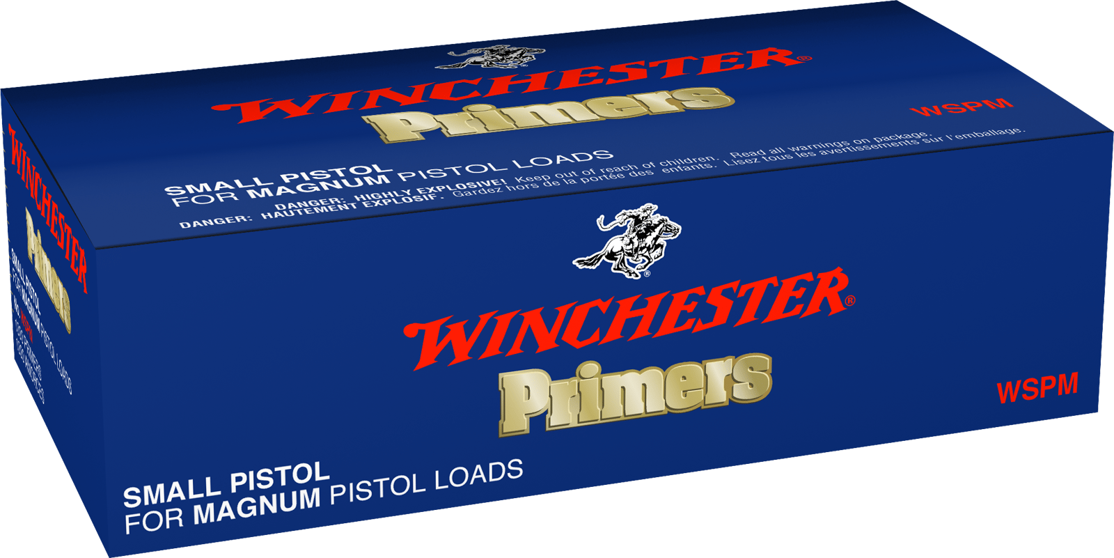 Winchester Ammo WSPM Centerfire #1-1/2M - 108 Small Magnum Pistol 1000 Per Box/5 Case